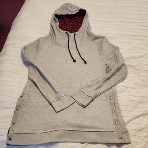 Maurices Gray Hoodie with Black Accents